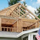 Room addition construction in Los Angeles showing home extension framing and structural expansion